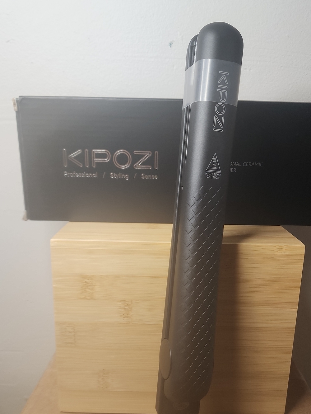 Kipozi Black Hair Straightener - Professional Ceramic Flat Iron